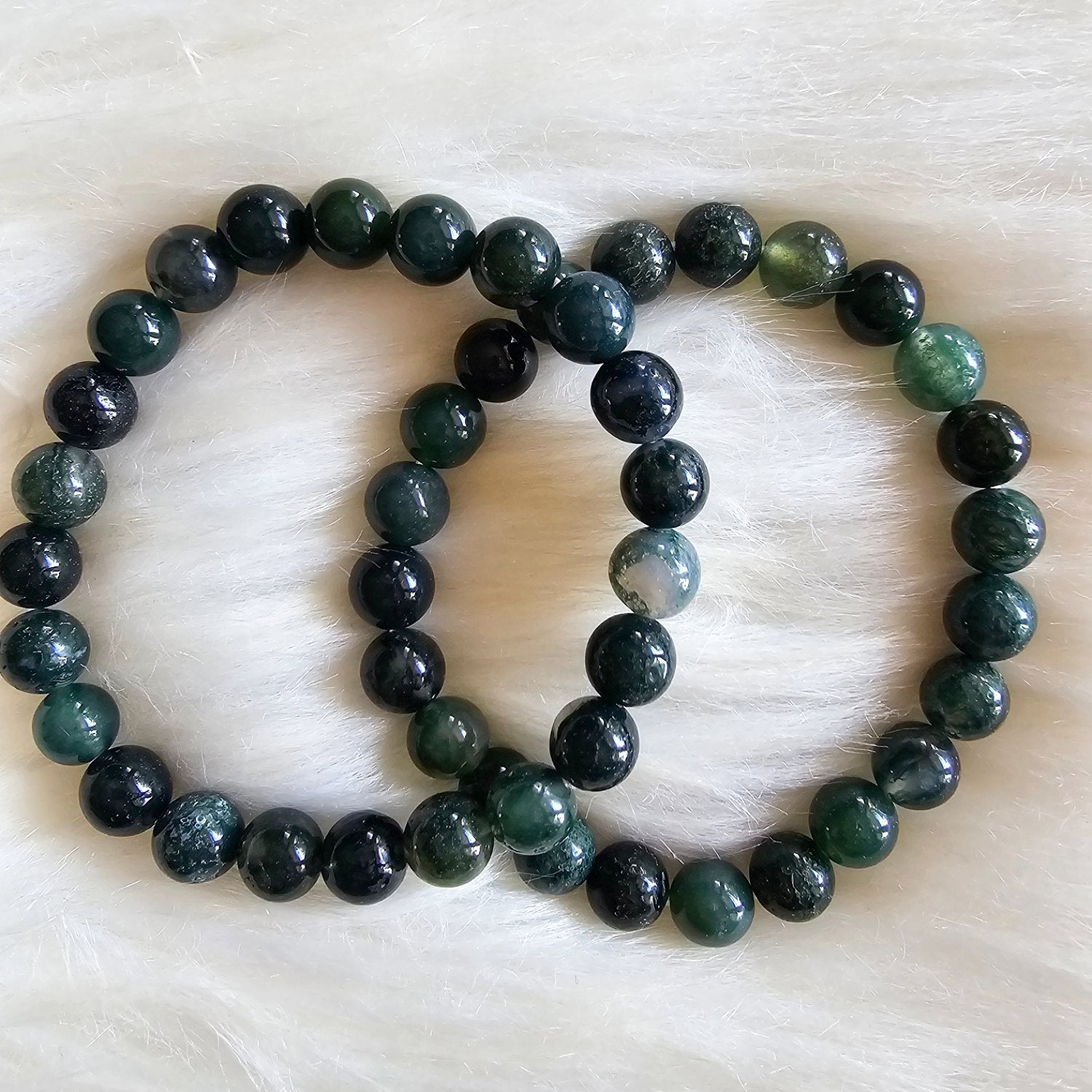 Moss Agate 8mm